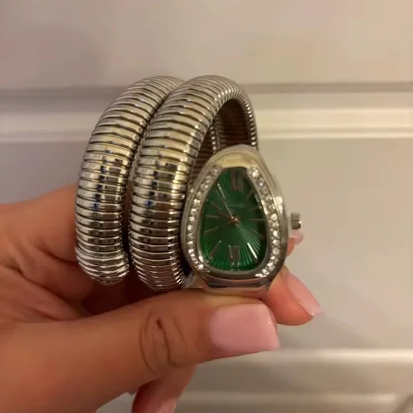 Serpenti Silver Wrap Women's Watch - Picture 4 of 8